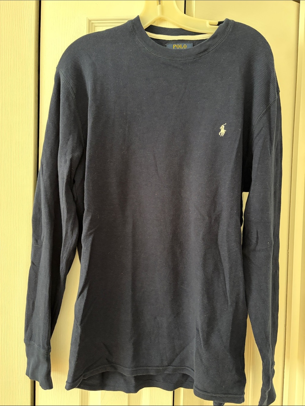Polo by Ralph Lauren Navy Crewneck Sweatshirt with Polo Pony